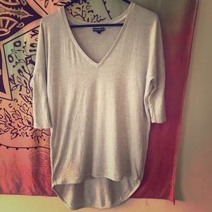 Express high low quarter sleeve Shirt